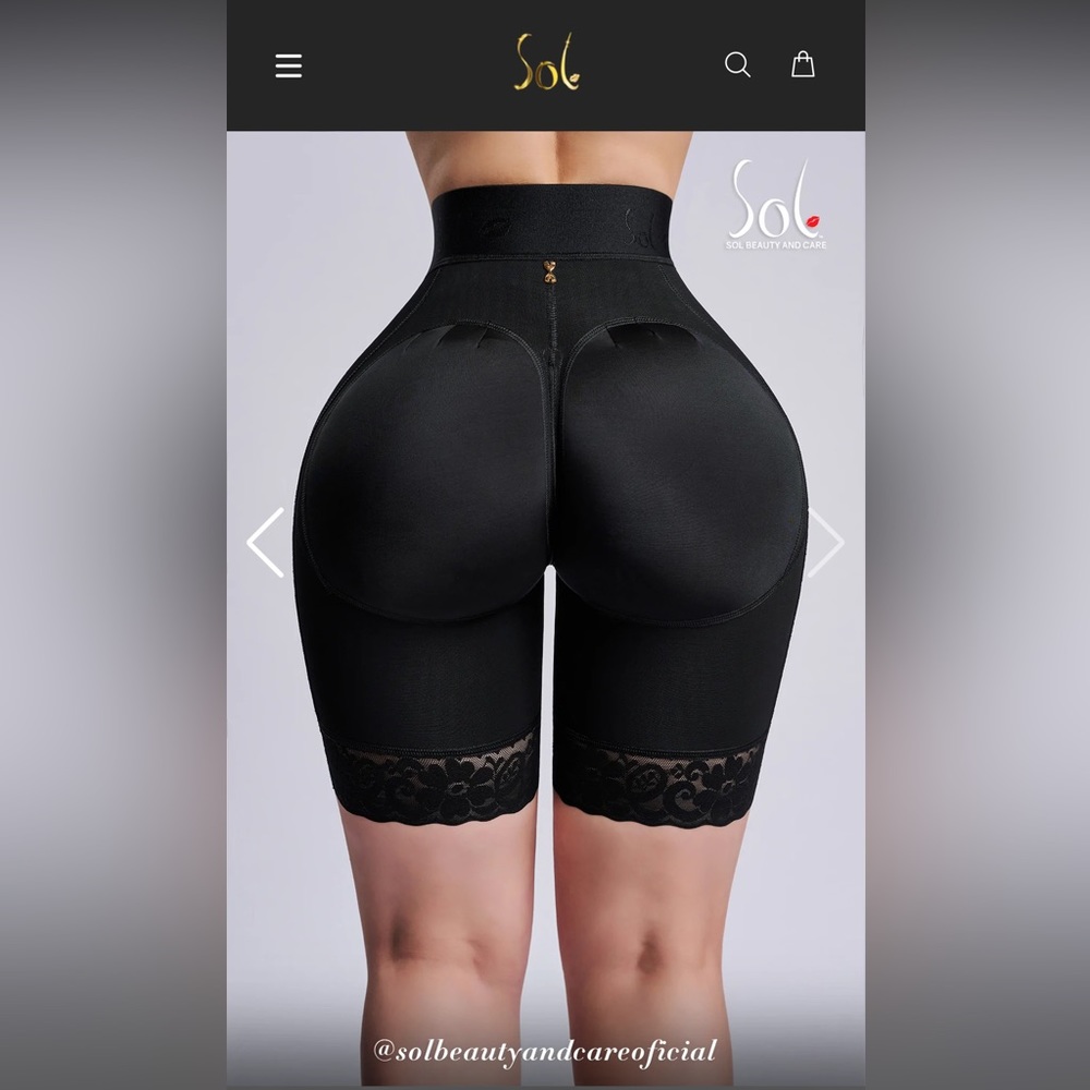 High Rise Hourglass Short - Mid-leg Shapewear / Shorts reloj de arena.